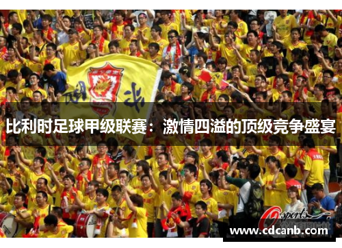 比利时足球甲级联赛：激情四溢的顶级竞争盛宴